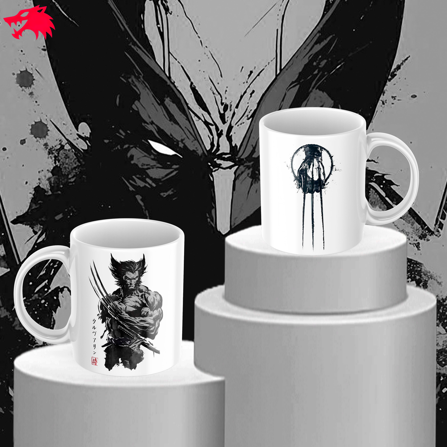 Mug Classique Blanc : Wolverine