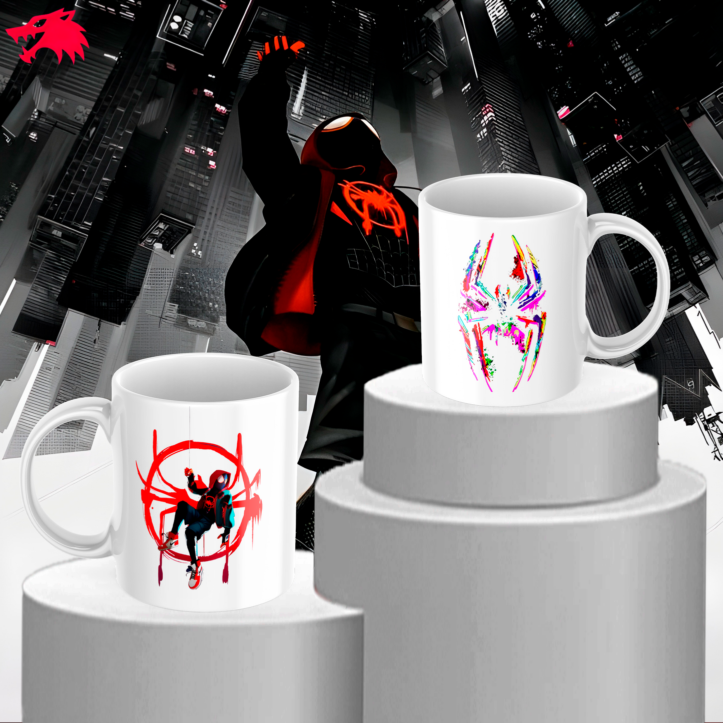 Mug Classique Blanc :  Miles Morales